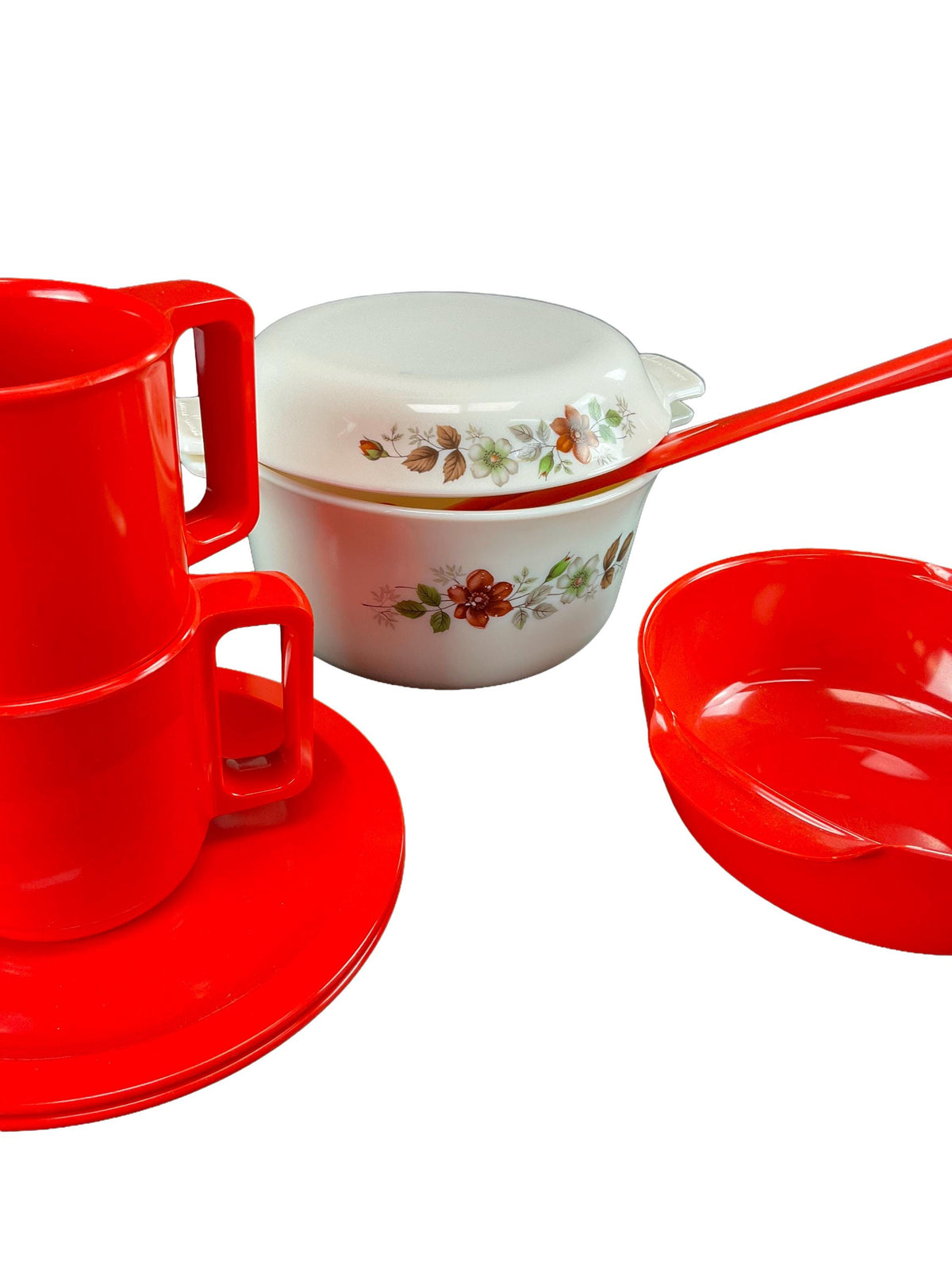 Gift Set - ROSTI Mepal Melamine & Sovirel Pyrex Fr. Vintage Iconic Design