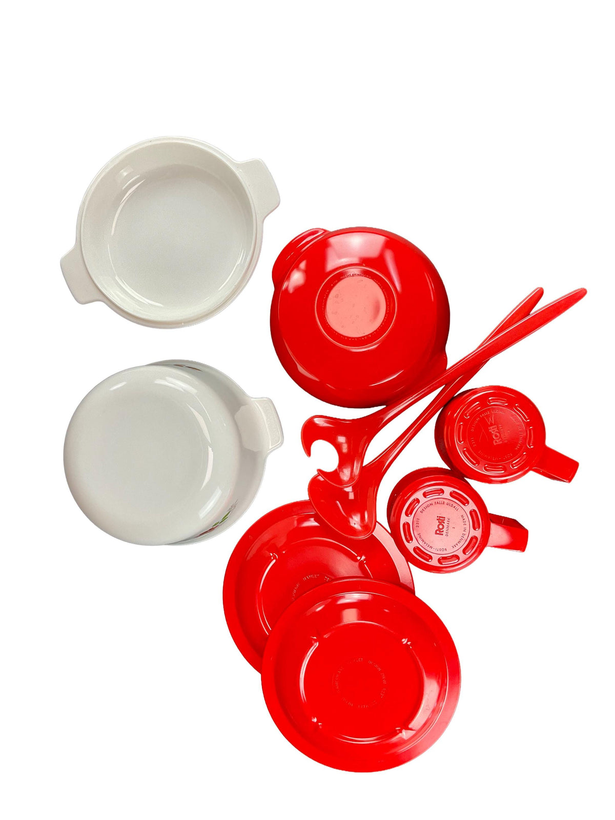 Gift Set - ROSTI Mepal Melamine & Sovirel Pyrex Fr. Vintage Iconic Design