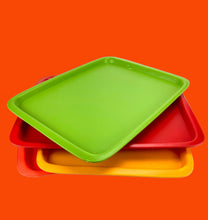 Load image into Gallery viewer, Rosti 1970s Colorful Tray Set: Danish Midcentury Modern Design
