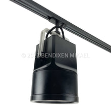 Load image into Gallery viewer, Vintage 70s Unispot Black Atomic Space Age Pendant Lamp by Louis Poulsen Denmark - MOJO Shop
