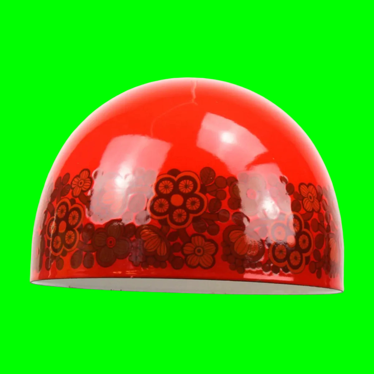 Vintage Floral Pendant Lamp by Kaj Franck, 1960s Danish Lighting - MOJO Shop