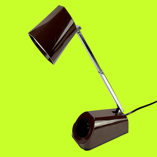 Vintage HBH MINI Table Lamp by Panton for Fog & Mørup – 1970s Danish Mid - Century Adjustable Desk Light - MOJO Shop