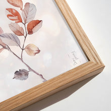Load image into Gallery viewer, Whispering Autumn / Minimalist Watercolor Branch Print - MOJO Shop
