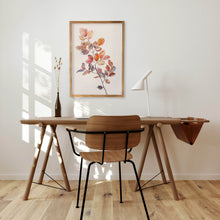 Load image into Gallery viewer, Whispering Autumn / Minimalist Watercolor Branch Print - MOJO Shop
