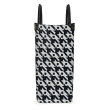 Load image into Gallery viewer, City Shopper Bag, Black Houndstooth Maxi
