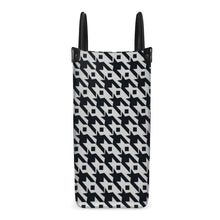 Load image into Gallery viewer, City Shopper Bag, Black Houndstooth Maxi

