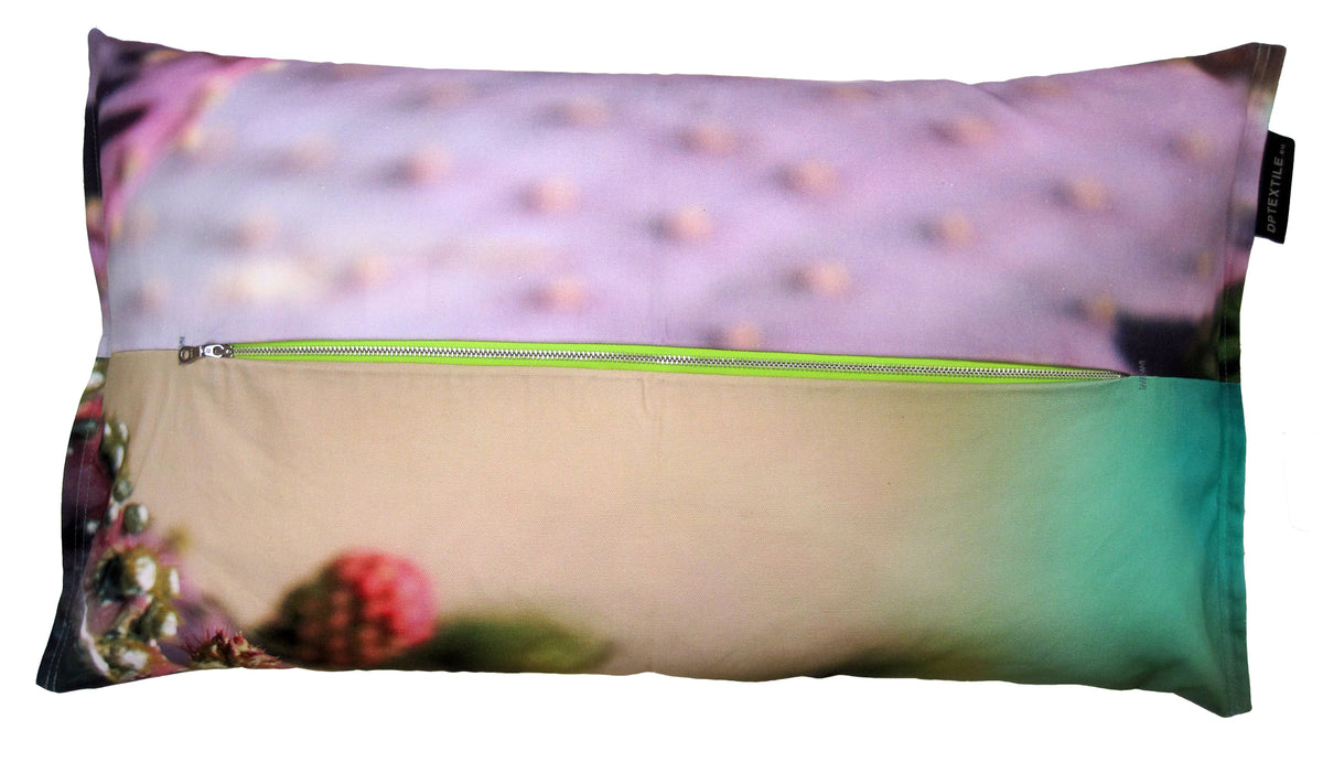 Cactus Valentines Day Heart, the vibrant contrast-color cushion