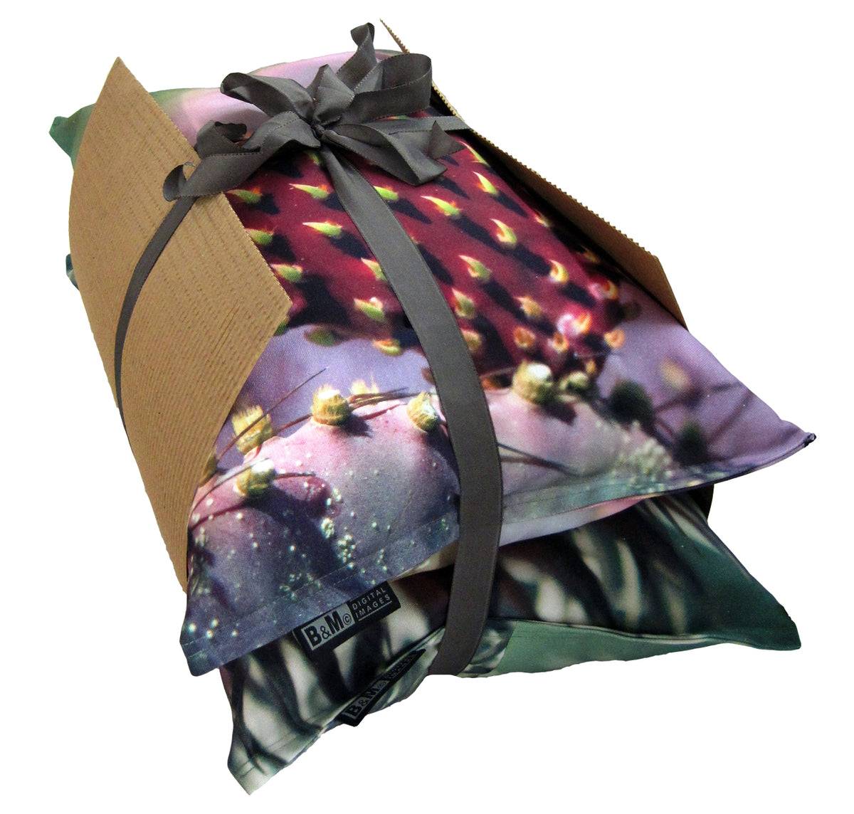 Cactus Valentines Day Heart, the vibrant contrast-color cushion